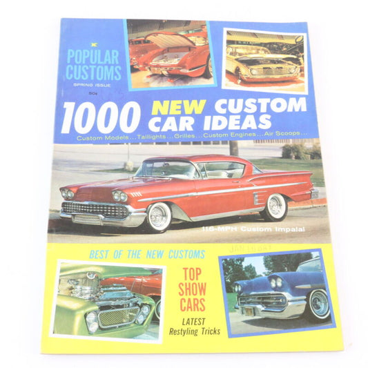 Popular Customs Top Show Cars Latest Restyling Tricks Spring Issue 1963