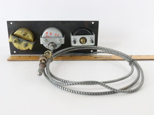 Usg & Stewart Warner Vintage Hot Rod Panel Oil & Convertor Temperature Gauges