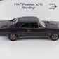 1967 Pontiac GTO Hardtop Dark Purple Danbury Mint 1:24 Diecast Model AS-IS