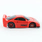 Tyco TCR Ferrari F40GT Red Black Slotless HO Slot Car NICE, WORKING