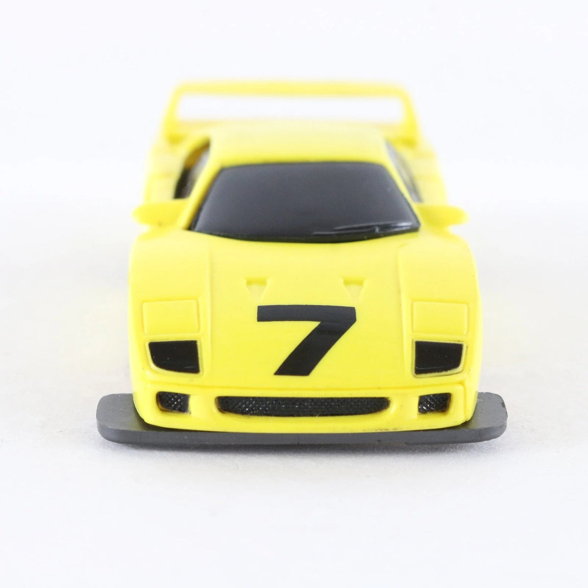 Tyco TCR Ferrari F40GT Yellow Black Slotless HO Slot Car