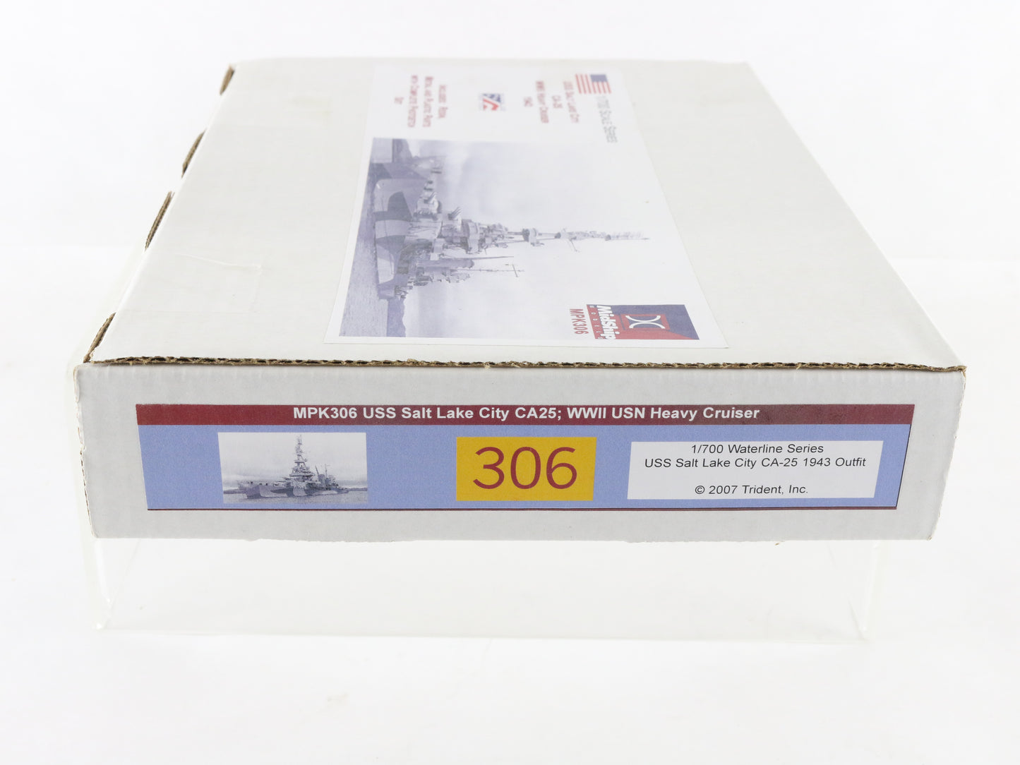 USS Salt Lake City CA-25 1943 WW2 Heavy Cruiser Midship 1:700 MPK306 Resin Kit