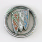  1970s-80s Buick Tri Shield Chrome Plastic Badge Emblem 2"