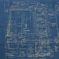 New York Central NYC End Frame & Details Dining Cars Blueprint 1929 70.5"