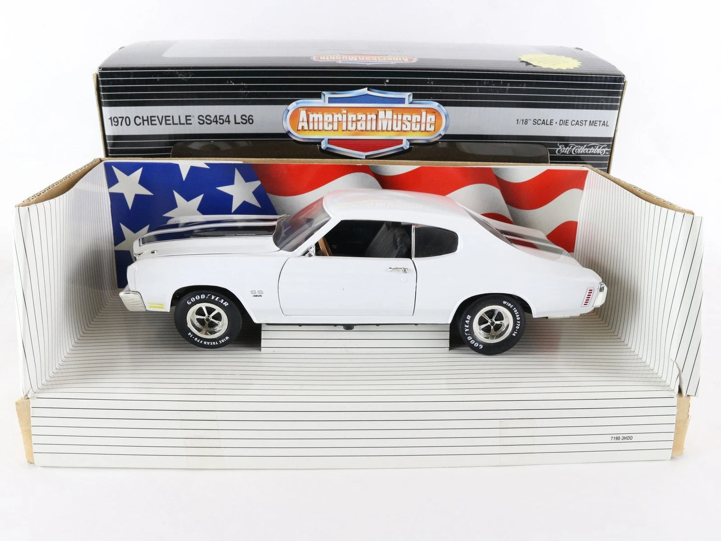ERTL American Muscle 1:18 1970 Chevelle SS 454 LS6 White LE 1 Of 1500 7871