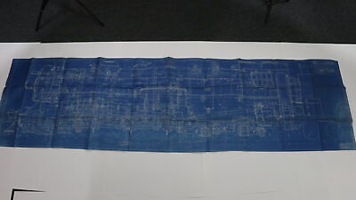 Canadian Pacific locomotive erecting blueprint 1930