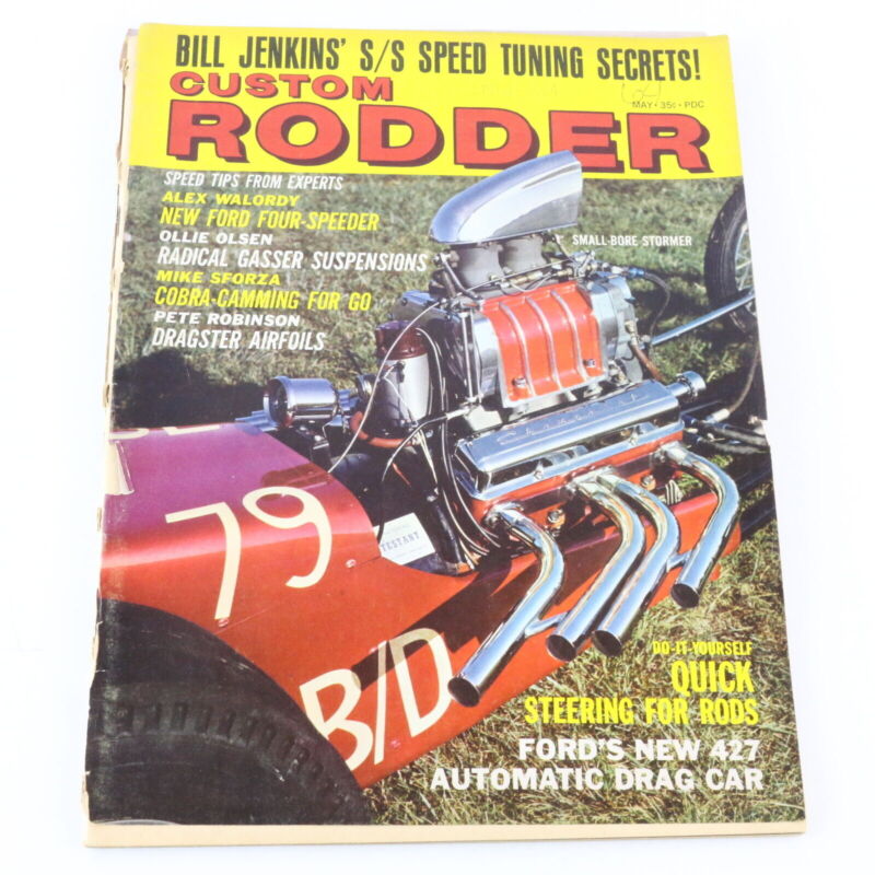 Custom Rodder Fords New 427 Automatic Drag Car May 1964 Volume 13 Number 4