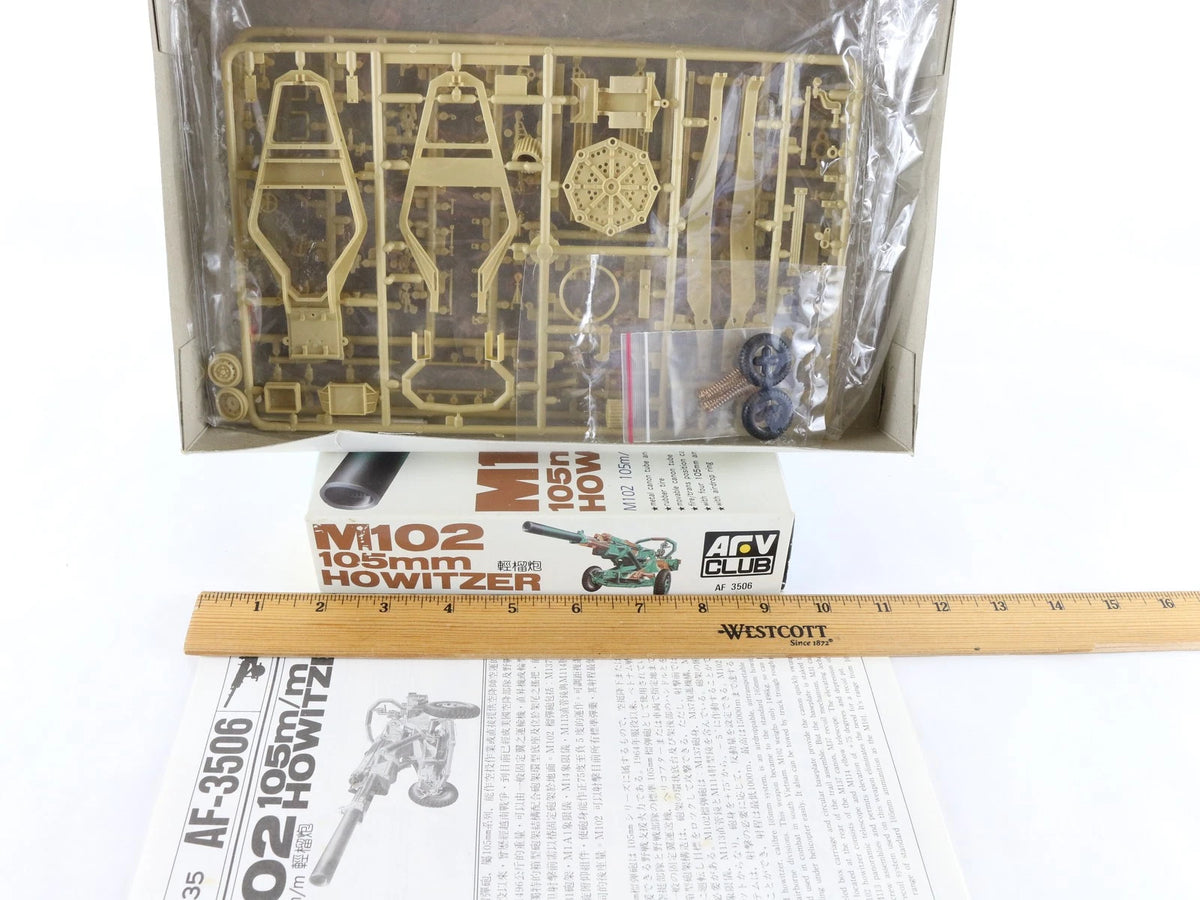 M102 105mm Howitzer Artillery AFV Club 1:35 3506 Military Kit