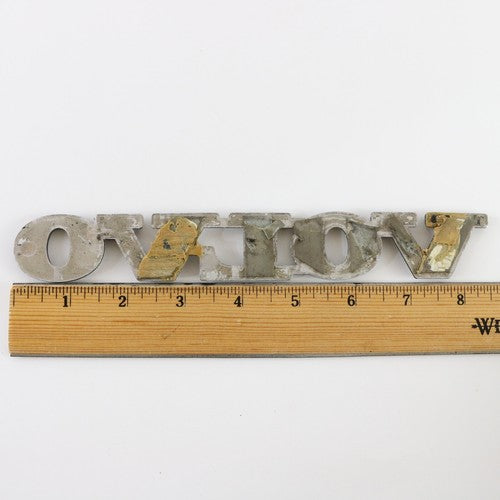 Volvo Metal OEM Trunk Lid Nameplate Emblem Badge 8.5"