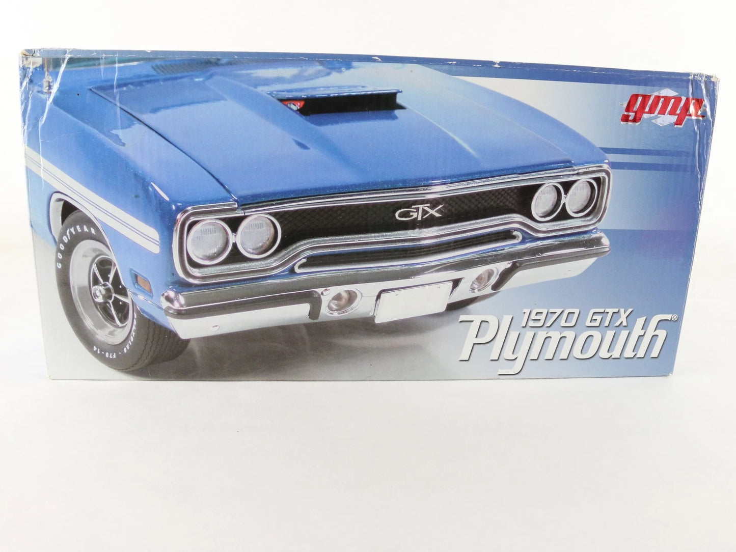 1970 Plymouth GTX Blue & White GMP 1:18 Diecast Model Car 1 Of 996 G1803107