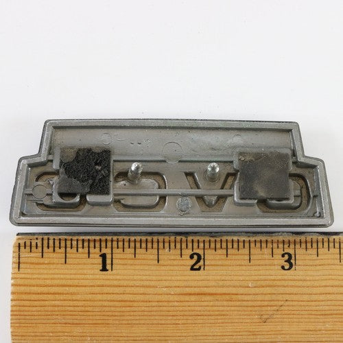 Vintage 1976-78 Honda CVCC Civic Black & Silver Emblem Badge 3.5"