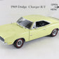 1969 Dodge Charger R/T Coupe Yellow Black Danbury Mint 1:24 Diecast Model