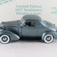 1937 Studebaker Dictator Coupe Blue Danbury Mint 1:24 Diecast Model 1959/5000