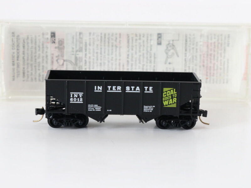 Interstate Int 6012 33' Twin Bay Hopper Rib Side Micro Trains N 56280