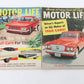 Lot Of 4 Motor Life Vintage Car Magazines Feb Aug Dec 1959 35c