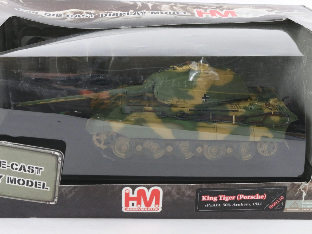 King Tiger Porsche German Tank Arnhem 1944 Hobby Master 1:48 HG0110 Sealed Model