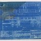 Milwaukee Electric Plan & Elevation Pullman TR TRS Trolley Blueprint 1949 11"