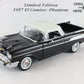 1957 Chevy El Camino Phantom Black White Danbury Mint 1:24 Diecast Model 1666