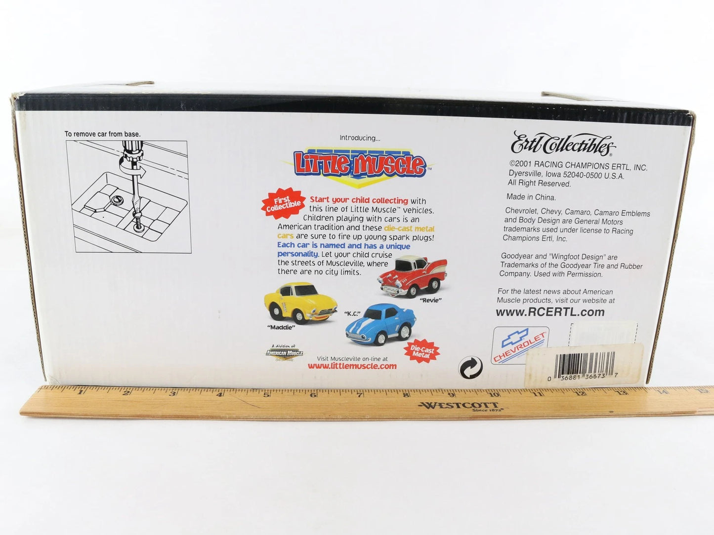 1969 Chevy Camaro COPO Silver American Muscle 10 Year ERTL 1:18 Diecast 36673