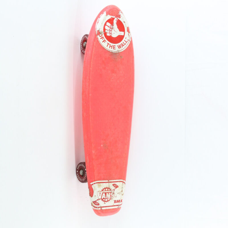 Roller Derby No. 15p Urethane Vintage 1970s Skateboard w/ VANS Stickers 19.5"