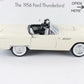 1956 Ford Thunderbird Convertible White Danbury Mint 1:24 Diecast Model