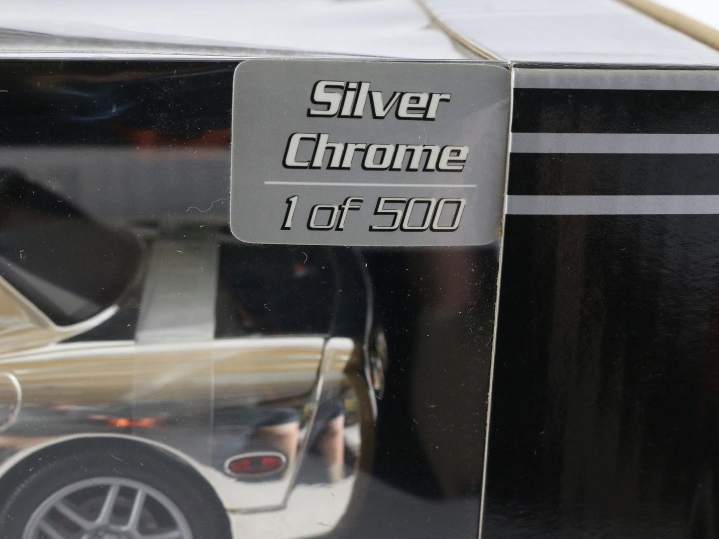 2003 Chevy Corvette Z06 Silver Chrome 50 Anniversary ERTL 1:18 1 Of 500 29404PA