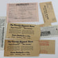 Lot Of Vintage 1920s Sears Roebuck Misc Paperwork Order Sheet & Envelopes