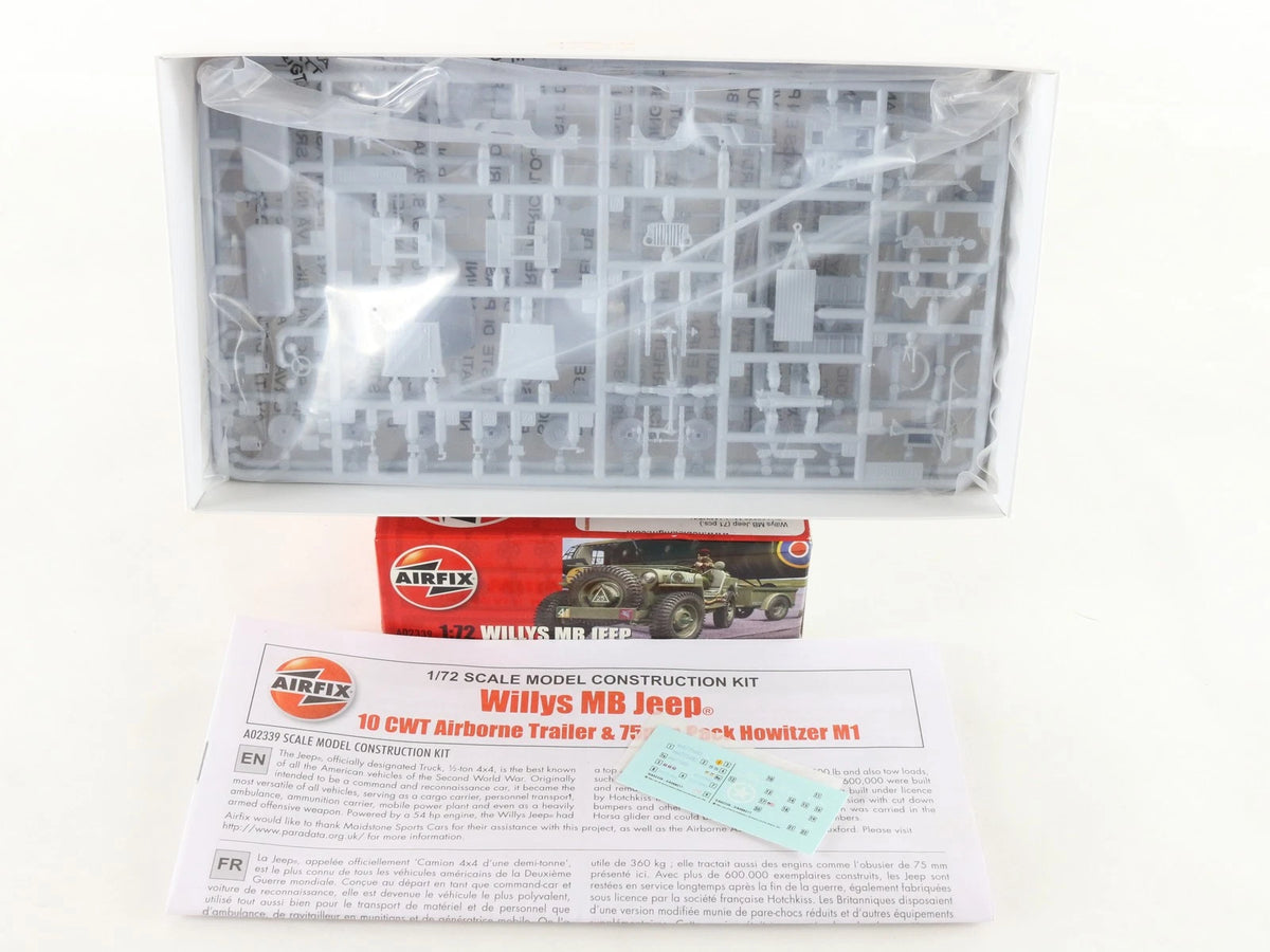 Willys MB Jeep Truck Overland Airfix 1:72 A02339 Military Kit