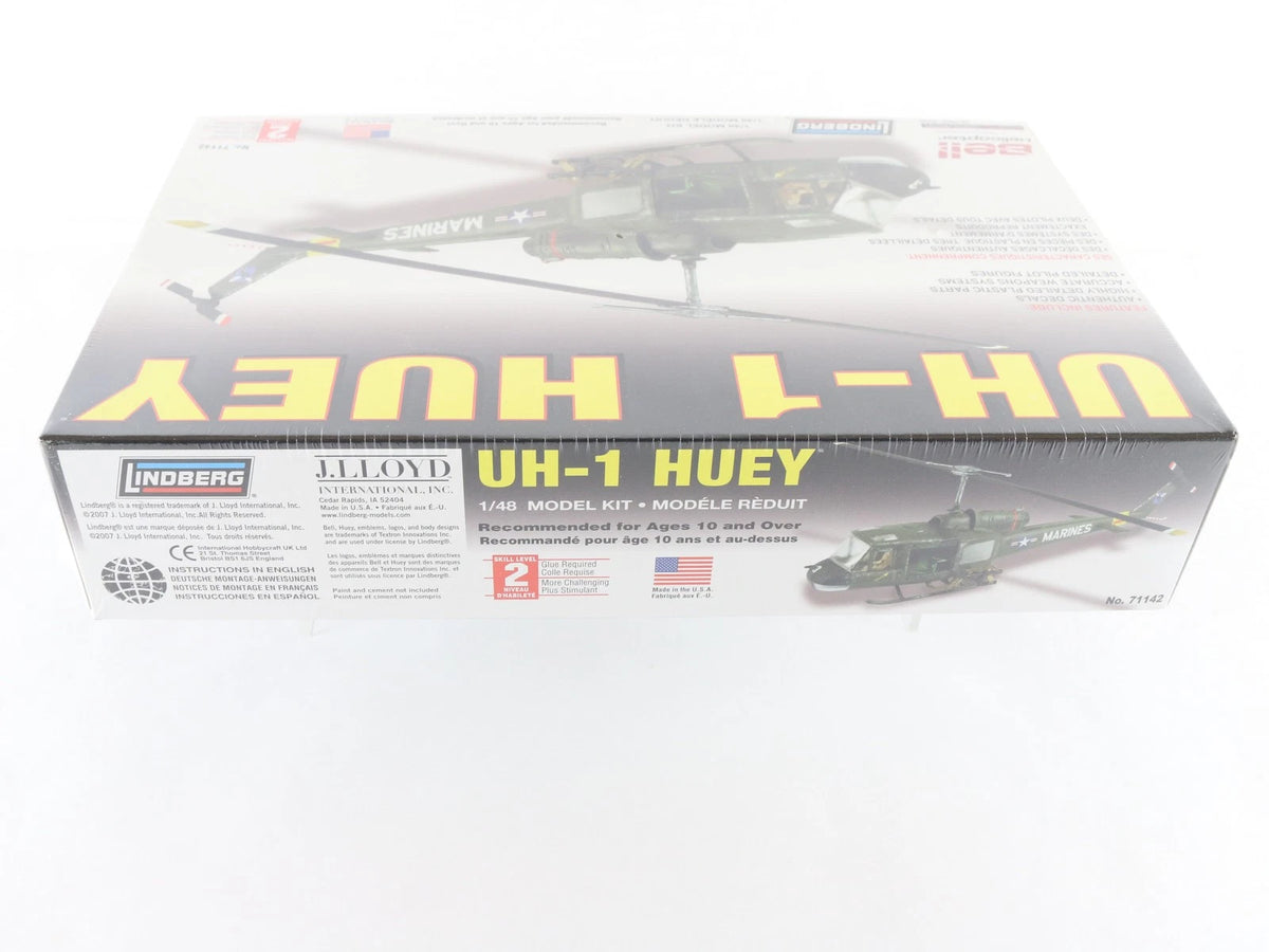 UH-1 Huey Helicopter Bell Lindberg 1:48 71142 Sealed Military Kit