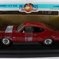 1969 Oldsmobile 4-4-2 W30 Peach State ERTL 1:18 Red Black Diecast 1 Of 2500 7041