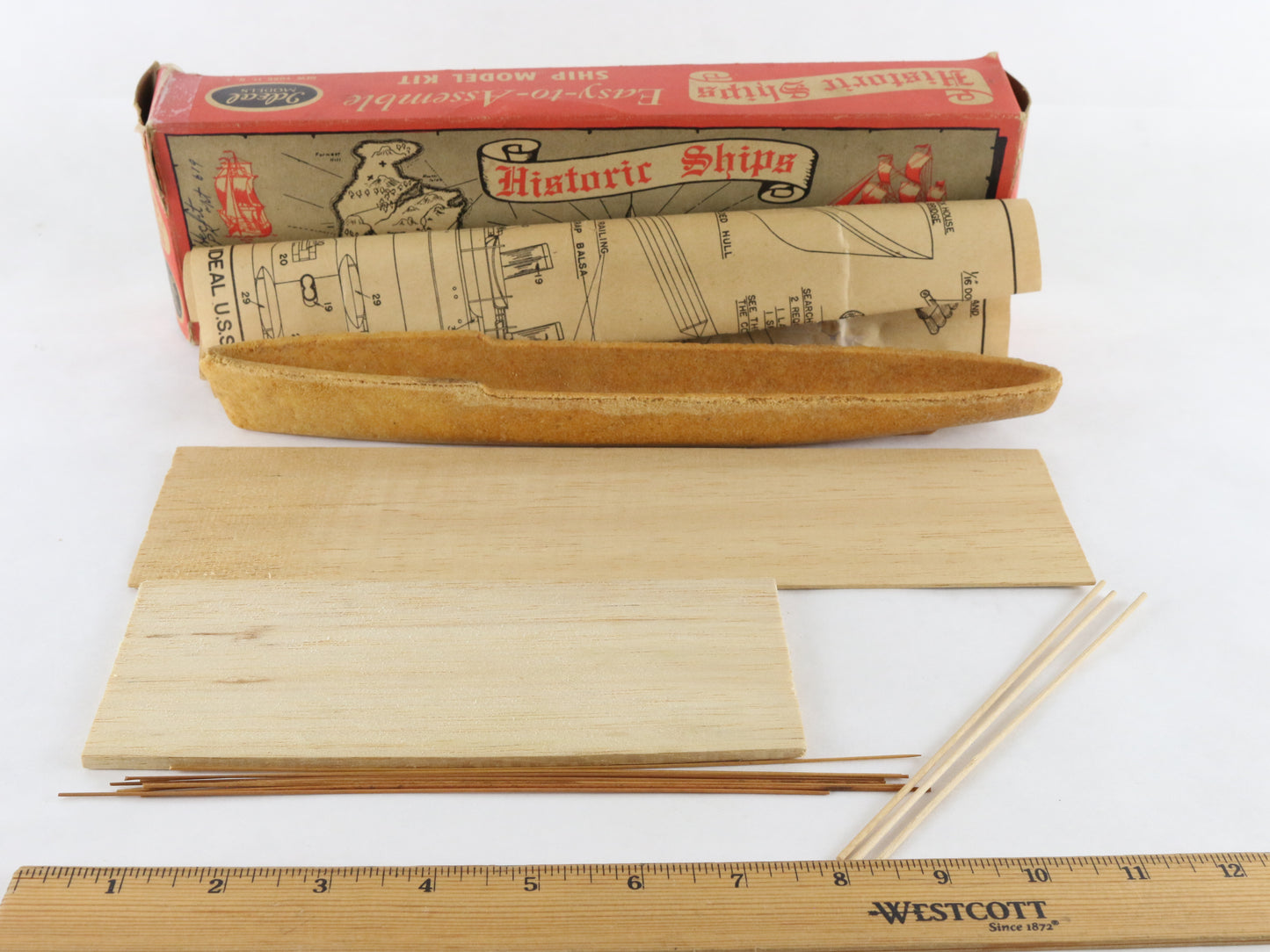 USS Destroyer Hull Ideal Models Historic Ships Wood Kit