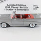 1957 Chevy Bel Air Fuelie Convertible Silver Danbury Mint 1:24 4936/5000 LIMITED