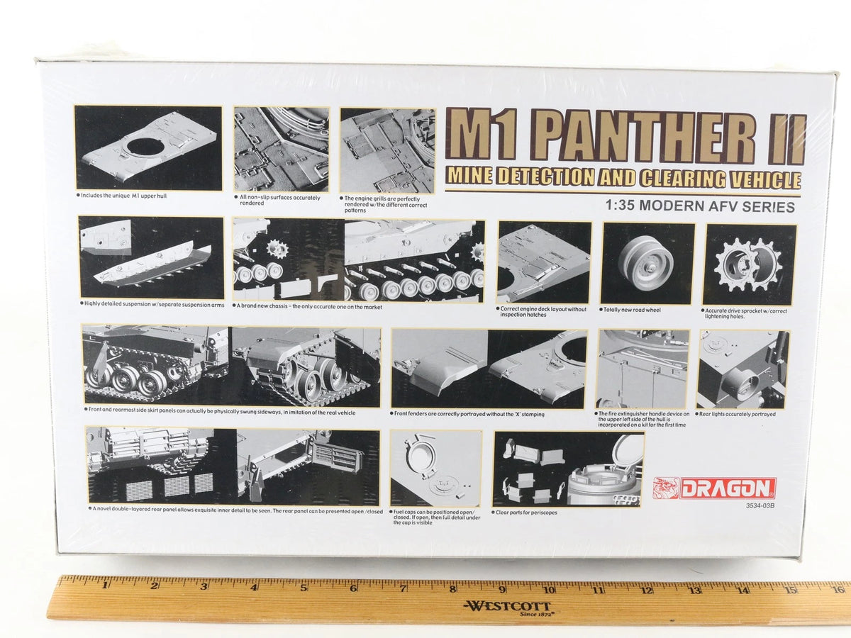 M1 Panther II Mine Detection Vehicle Modern AFV Dragon 1:35 3534 Sealed Kit