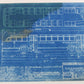 Milwaukee Electric Plan & Elevation Mh TR TRS 424-449 Trolley Blueprint 1949 11"