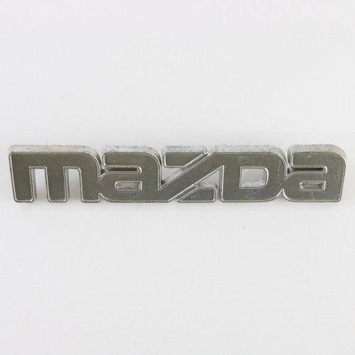 Mazda Exterior Silver Plastic Automobile Badge Emblem 6.25"