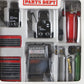 Garage Accessories Kit Tools & Parts Dept GMP 1:18 Diecast 9010