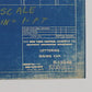 New York Central NYC Dining Car Lettering Blueprint R-13243 1905 48"