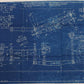 Santa Fe Spring Rigging Motive Power Train Blueprint 51-a 207 July 8 1927 52"