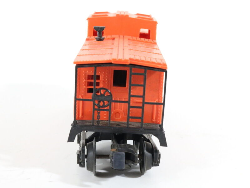 Main Line Rio Grande 9077 Orange Plastic Caboose Lionel O