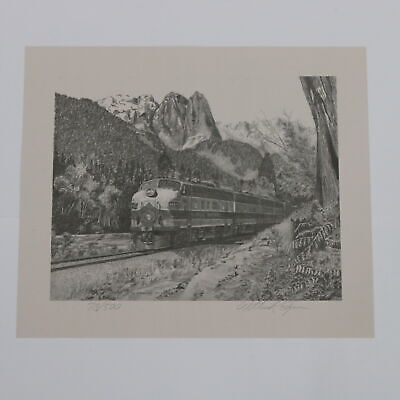 Great Northern 466a diesel pencil drawing Edgar