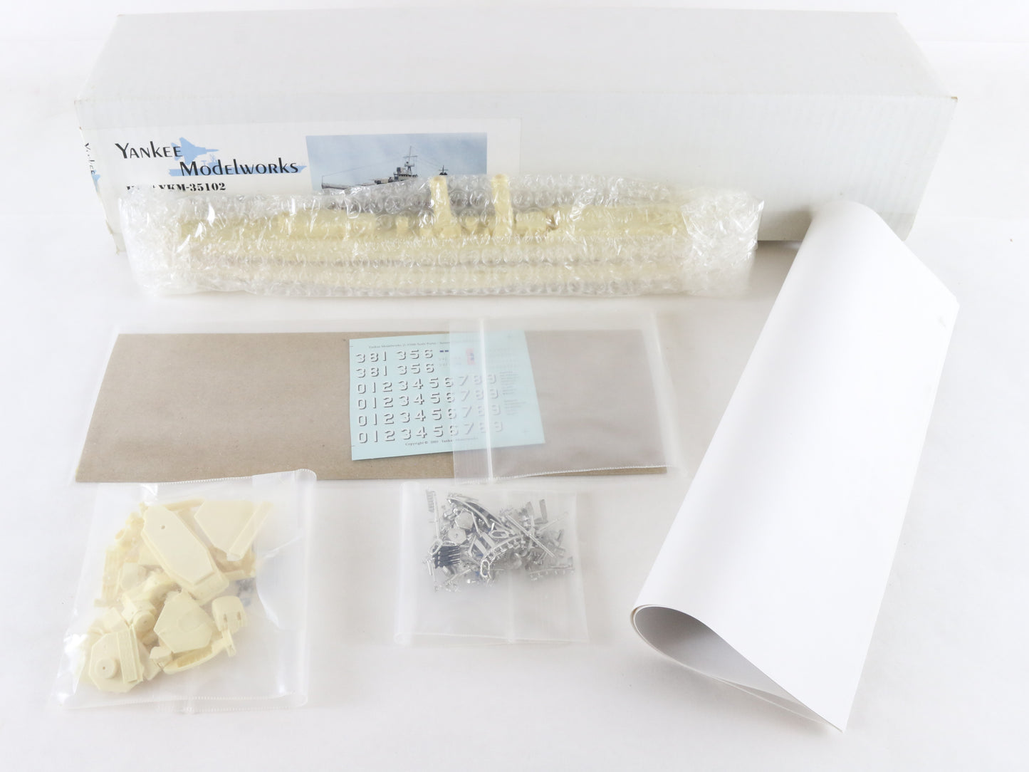 USS Porter DD-356 USN Porter Class DD Yankee Model 1:350 YKM-35102 Resin Kit