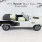 1971 Plymouth Hemi Cuda Barracuda Convertible White Black Danbury 1:24 Diecast