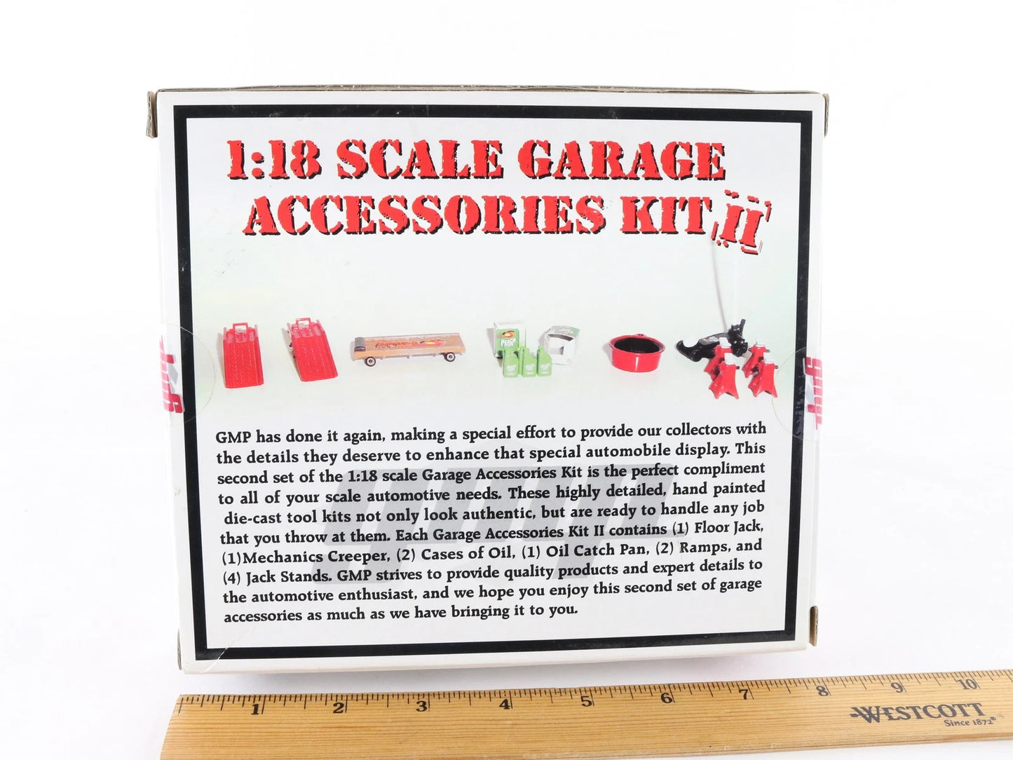 Garage Accessories Kit II Tools & Parts Dept GMP 1:18 9012