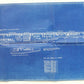 Illinois Central Marking Arrangement Train Flatcar Blueprint H295 Dated 1941 44"