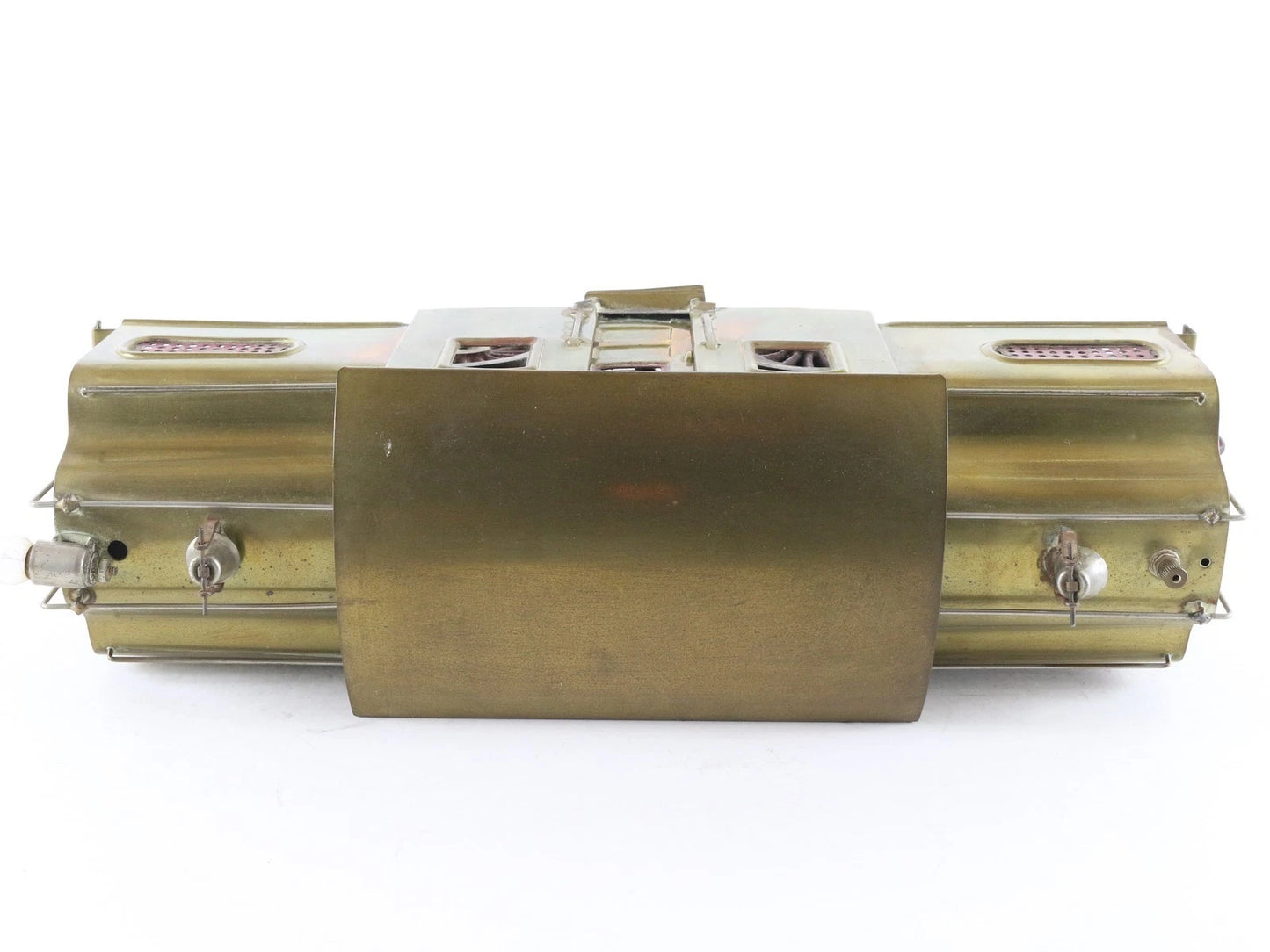 Lionel Prewar Standard Gauge 54 Electric Brass Locomotive Train Car W/ Track