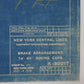 New York Central NYC Brake Arrangement 74' 4 3/4 Dining Cars Blueprint 1928 90"