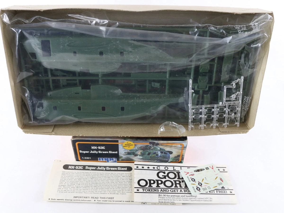 HH-53C Super Jolly Green Giant Helicopter Sikorsky MPC 1:72 1-4401 Military Kit