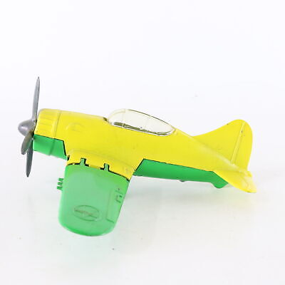 Vintage 1950s Hubley USA Thunderbolt P-47 Metal Plane 6.5” YELLOW GREEN