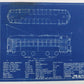 Milwaukee Electric Plan & Elevation Cars 751-760 Trolley Blueprint 1929 11"