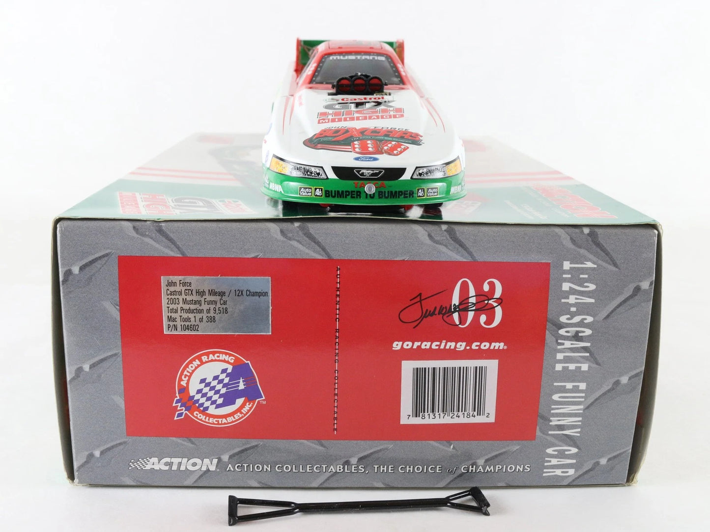2003 Mustang Funny Car John Force Castrol GTX Action 1:24 1 Of 9518 104602